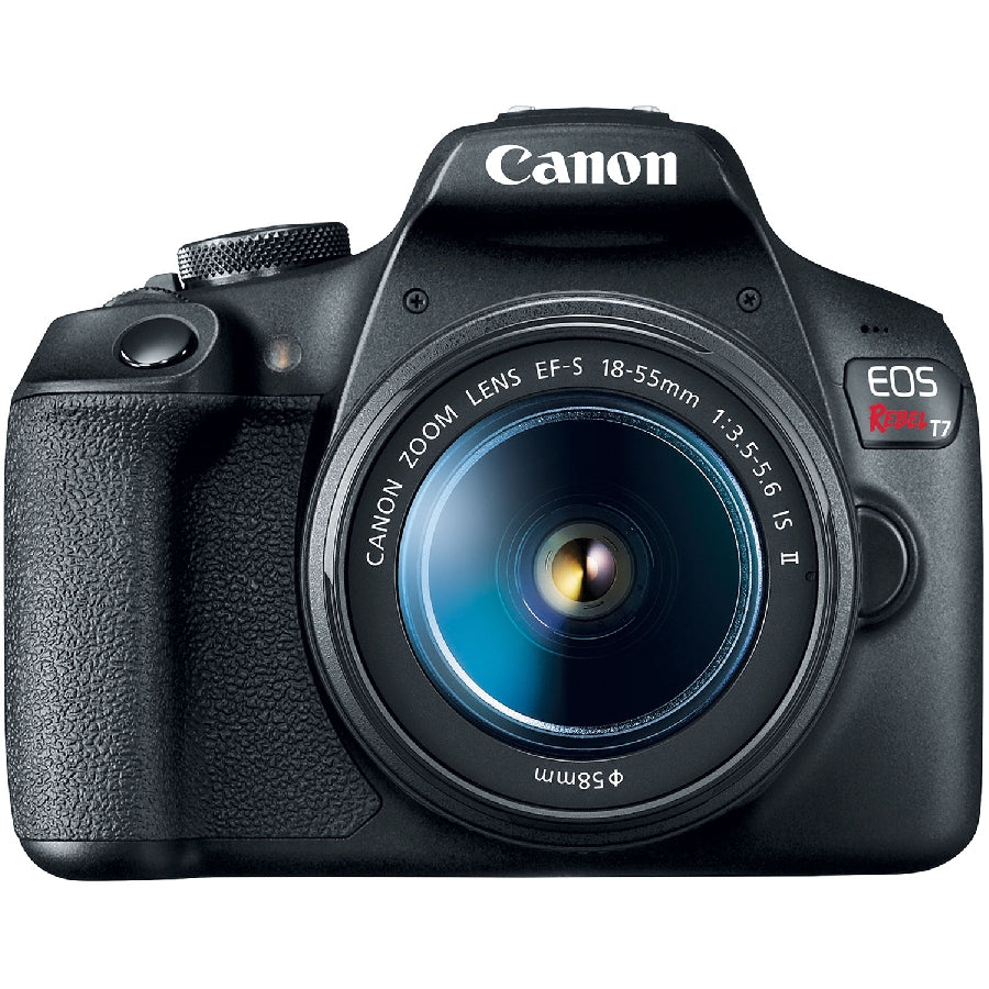 CAMARA CANON EOS REBEL T7, 24.1 MP, LENTE EF-S 18-55MM, SENSOR CMOS, PROCESADOR DIGIC 4, VIDEO FULL HD 1080, ISO FOTO 6400- VIDEO 6400, PUNTOS DE ENFOQUE 9 AF, LCD 3.0 PULGADAS CAMARA CANON EOS REBEL T7, 24.1 MP, LENTE EF-S 18-55MM, SENSOR CMOS, PROCESADOR DIGIC 4, VIDEO FULL HD 1080, ISO FOTO 6400- VIDEO 6400, PUNTOS DE ENFOQUE 9 AF, LCD 3.0 PULGADAS